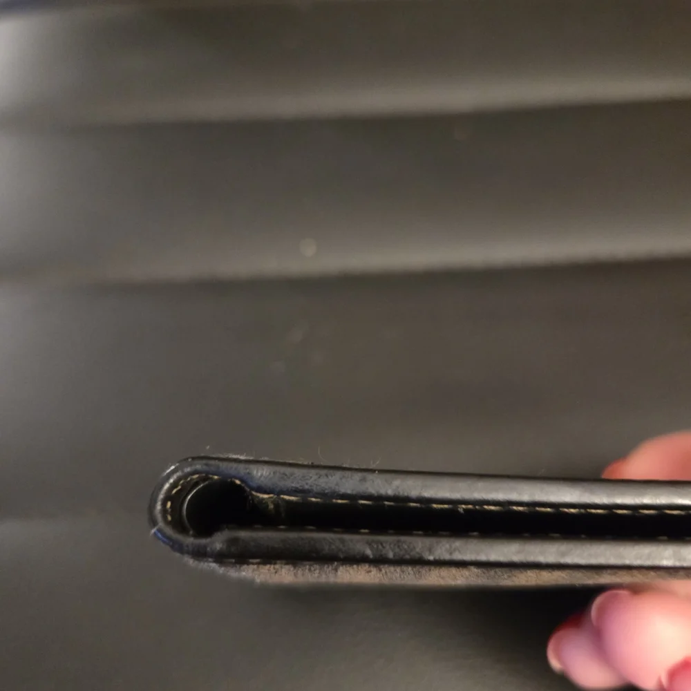 Vintage Fendi Pequin Stripe Bifold Wallet.